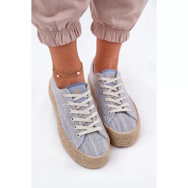  Női tornacipő LEE COOPER LCW-25-02-3284 VILÁGOSKÉK 