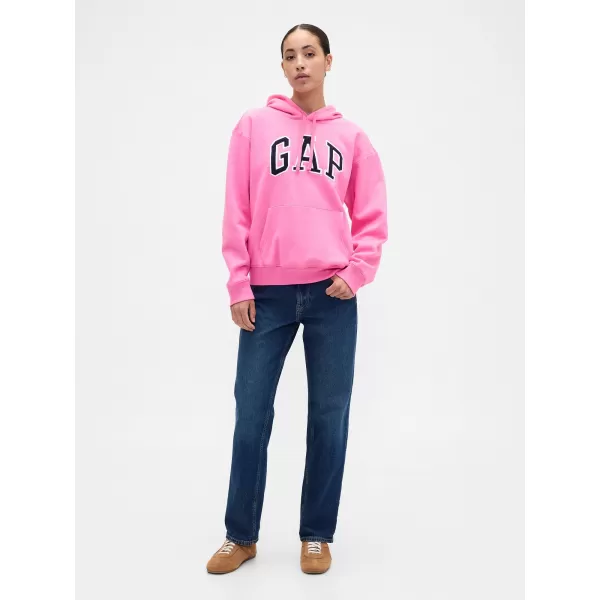  Női pulóver GAP LOGO HOODIE PULLOVER 463506-98 SZERELMESLEVÉL 