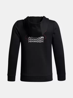 Fiú pulóver UNDER ARMOUR UA ARMOUR FLC RETRO GRPHC HD 6003812-001 FEKETE