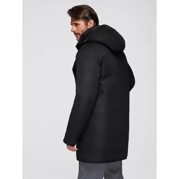  Férfi parka OMBRE OM-JAPJ-0287 FEKETE 