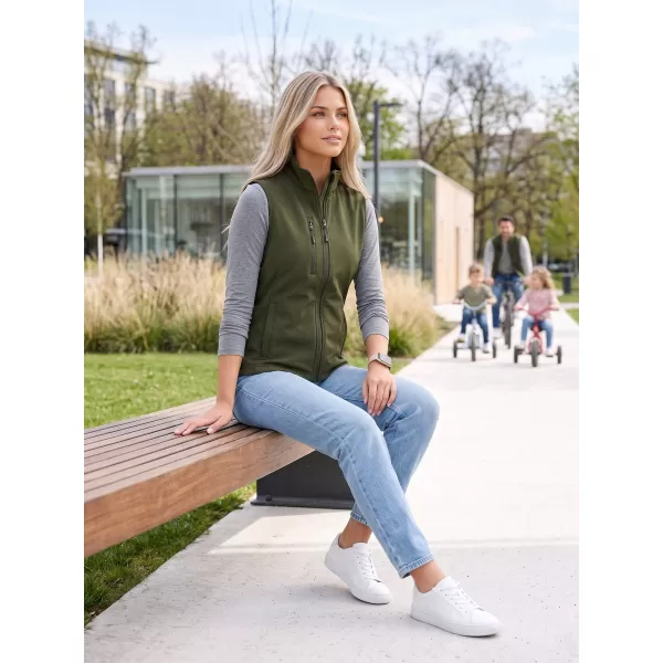  Női softshell mellény ALTISPORT NoPrint NP/ALW965 KATONAI 