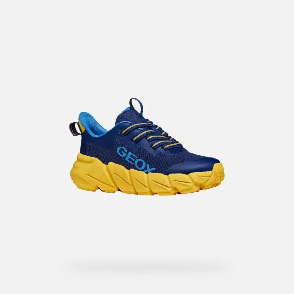  Fiú tornacipő GEOX FLEXYPER FAST J46N1A0149JC0657 SÖTÉTKÉK 