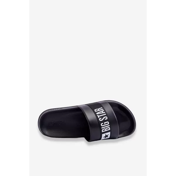  Férfi papucsok BIG STAR LL174458 BLACK Big Star cipők 