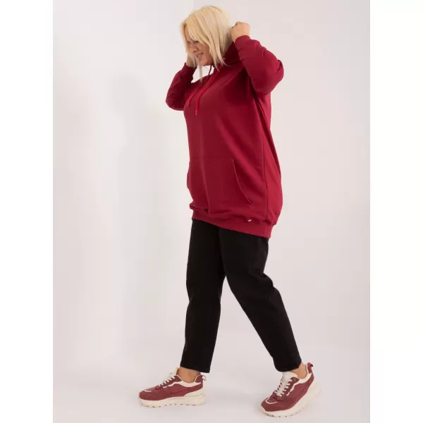  Női pulóver BASIC FEEL GOOD RV-BL-6338.19X BURGUNDIA 
