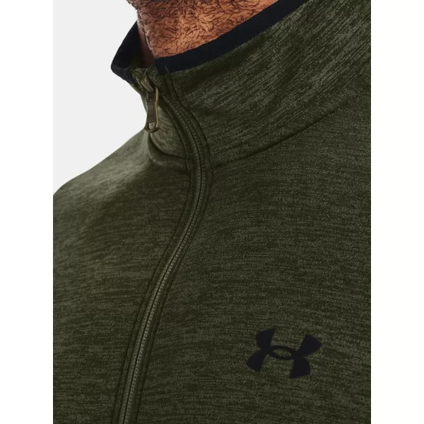  Férfi pulóver UNDER ARMOUR UA ARMOUR FLEECE 1/2 ZIP ZÖLD 
