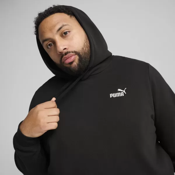  Férfi pulóver PUMA ESS SMALL NO. 1 LOGO HOODIE 682574-01 PUMA FEKETE 