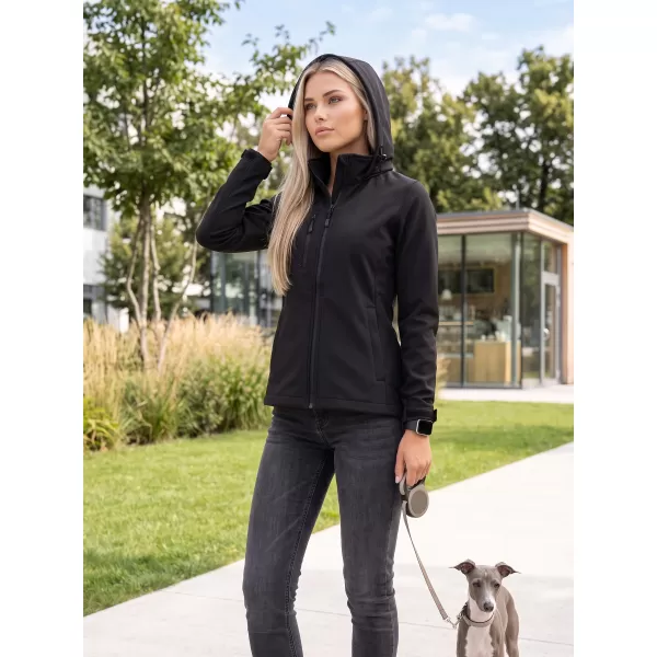  Női softshell kabát ALTISPORT NoPrint NP/ALW945 FEKETE 