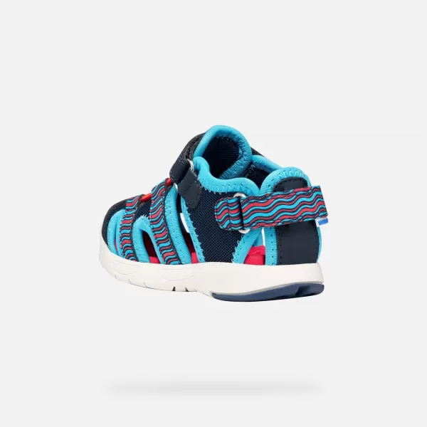  Fiú szandál GEOX SANDAL MULTY B650FA0CE14CF44D KÉK 