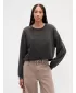 Női pulóver GAP LOGO SWEATSHIRT 799277-01 HOLDTALAN ÉJSZAKA