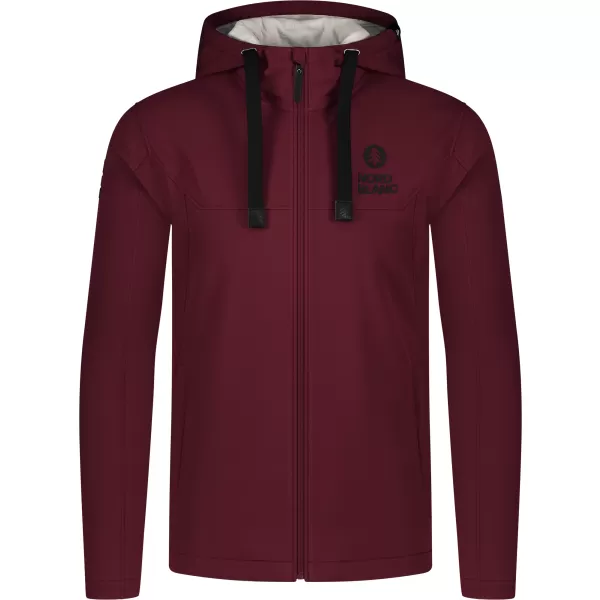  Férfi softshell kabát NORDBLANC CANOPY NBSSM8340 BURGUNDIA 
