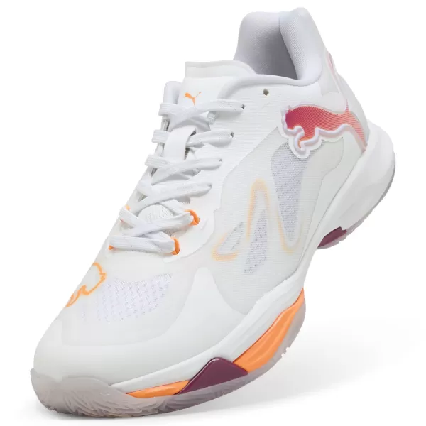  Női cipők PUMA VANTAGE NITRO W+ 108563-01 FEHÉR/BOGYÓ/MELEG TŰZ/LILA 