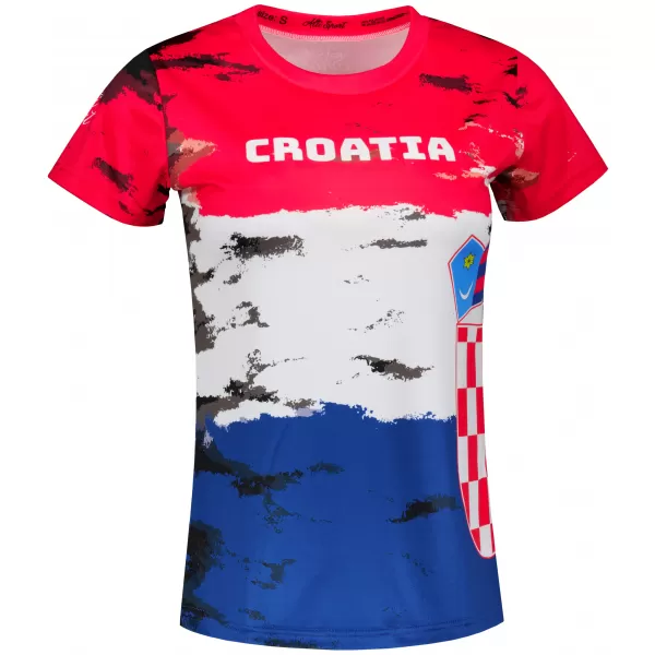  Női prémium póló ALTISPORT VOJ/ALW036HR/TR01 HORVÁTORSZÁG 