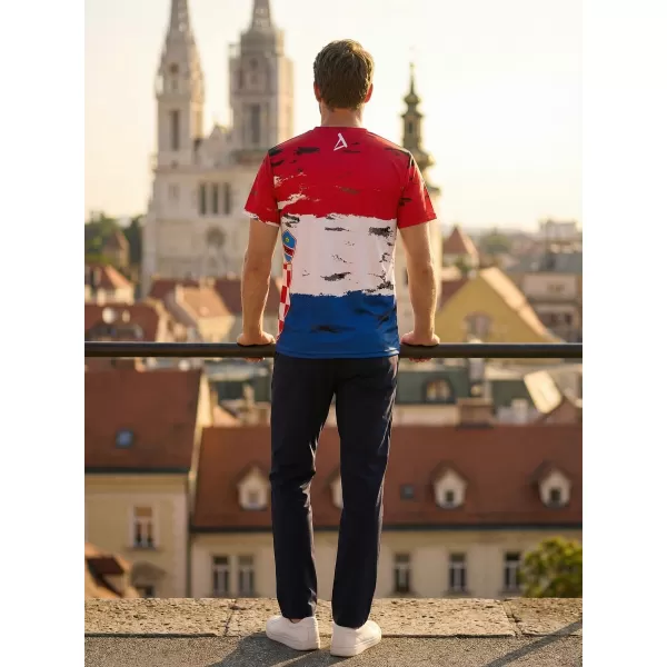  Prémium férfi póló ALTISPORT VOJ/ALM036HR/TR01 HORVÁTORSZÁG 