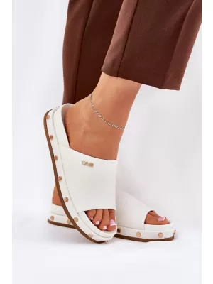 Női papucs BIG STAR RR274216 WHITE Big Star Shoes