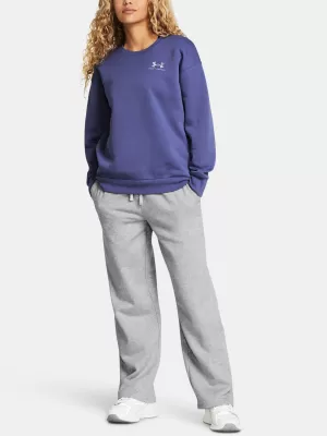 Női sportnadrág UNDER ARMOUR UA RIVAL FLC STRAIGHT PANT 1381847-011 SZÜRKE