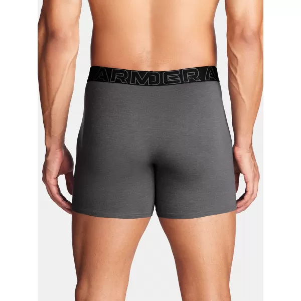  Férfi boxerek UNDER ARMOUR M PERF COTTON 6IN (3KS) 1383889-025 SZÜRKE 