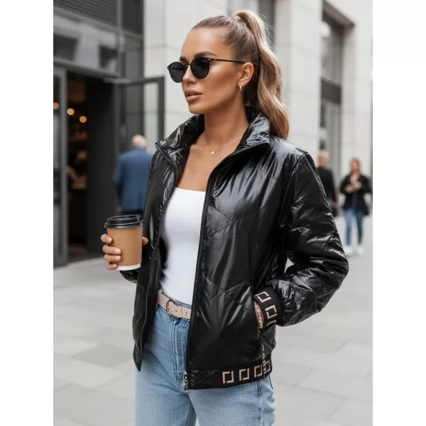  Női kabát DSTREET TY5292 FEKETE 