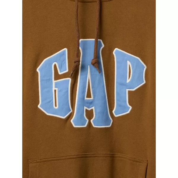  Férfi pulóver GAP LOGO PULLOVER HOODIE 744728-03 FÉNYES BARNA 