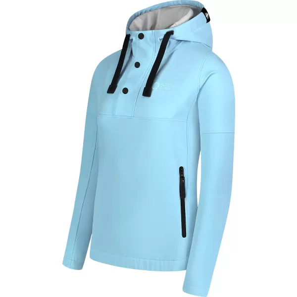  Női softshell kabát NORDBLANC SHOAL NBSSL8341 VILÁGOSKÉK 