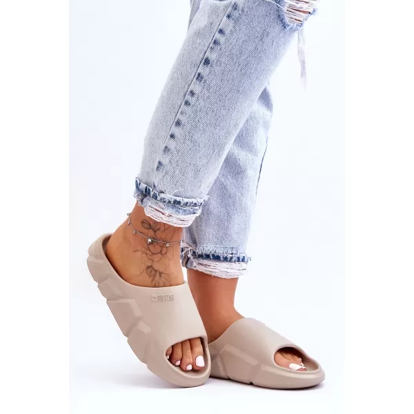 Női papucs BIG STAR LL274593 BÉZS Big Star Shoes 