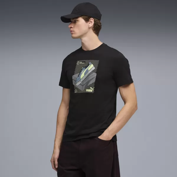  Férfi póló PUMA GRAPHIC TEE 691777_01 PUMA FEKETE 