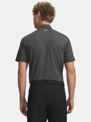 Férfi póló UNDER ARMOUR T2G PRINTED POLO 6012304-001 FEKETE