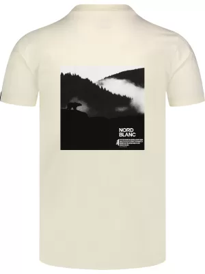 Férfi póló NORDBLANC NOTHINGNESS NBSMT8150 FEHÉR