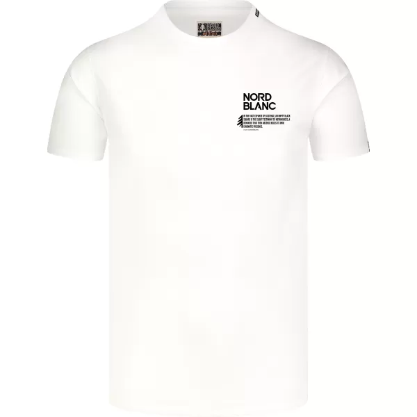  Férfi póló NORDBLANC NOTHINGNESS NBSMT8150 FEHÉR 