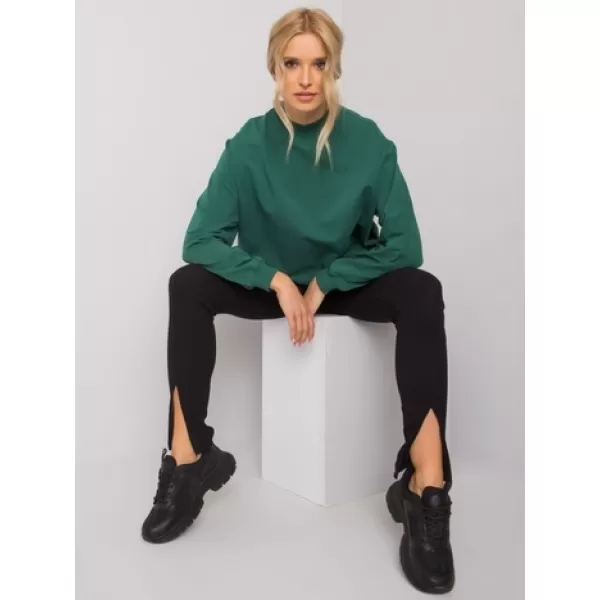  Női pulóver BASIC FEEL GOOD RV-BL-5185.90P SÖTÉTZÖLD 