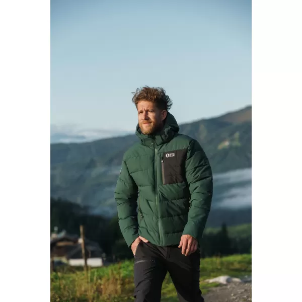  Férfi téli kabát NORDBLANC BRAMBLE NBWJM8258 SÖTÉTZÖLD 
