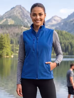 Női softshell mellény ALTISPORT NoPrint NP/ALW965 KIRÁLYKÉK