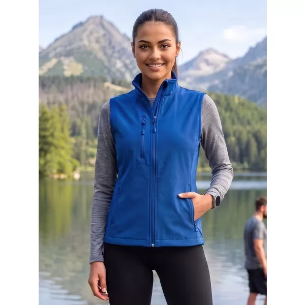  Női softshell mellény ALTISPORT NoPrint NP/ALW965 KIRÁLYKÉK 