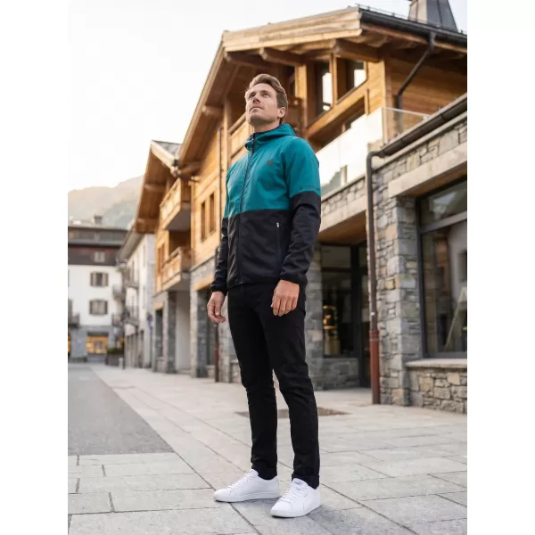  Férfi prémium softshell kabát ALTISPORT VOJ/ALM051JACK01 KEROZIN/FEKETE 