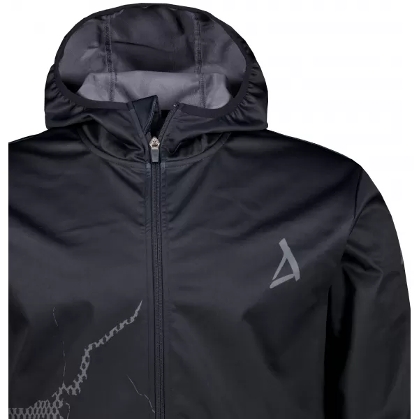  Férfi prémium softshell kabát ALTISPORT VOJ/ALM129JACK01 FEKETE SZÜRKE 