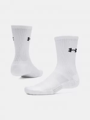 Zokni UNDER ARMOUR PERFORMANCE COTTON 3P CRW 6009685-100 FEHÉR