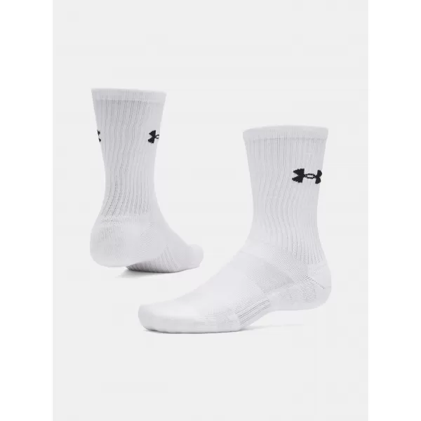  Zokni UNDER ARMOUR PERFORMANCE COTTON 3P CRW 6009685-100 FEHÉR 