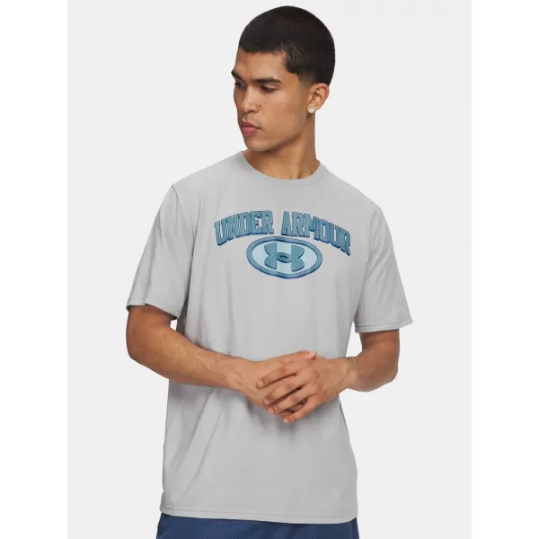  Férfi póló UNDER ARMOUR UA M WM LOCKER TAG SS 6012778-011 SZÜRKE 