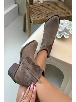 Női cipők S.BARSKI HY61-8013 KÁVÉ