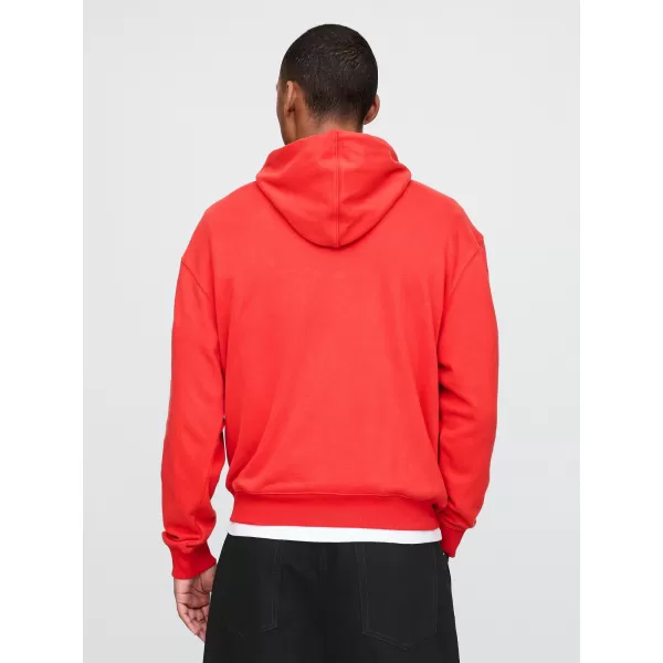  Férfi pulóver GAP LOGO PULLOVER HOODIE 744728-02 PARADICSOMSZÓSZ 