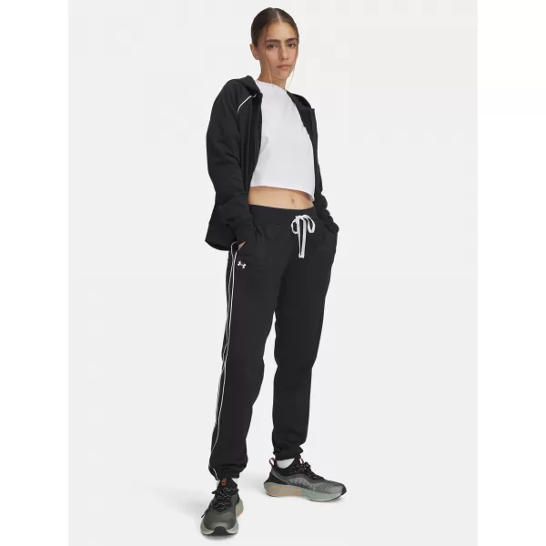  Női szett UNDER ARMOUR UA RIVAL TRICOT TRACKSUIT HD 6001966-001 FEKETE 