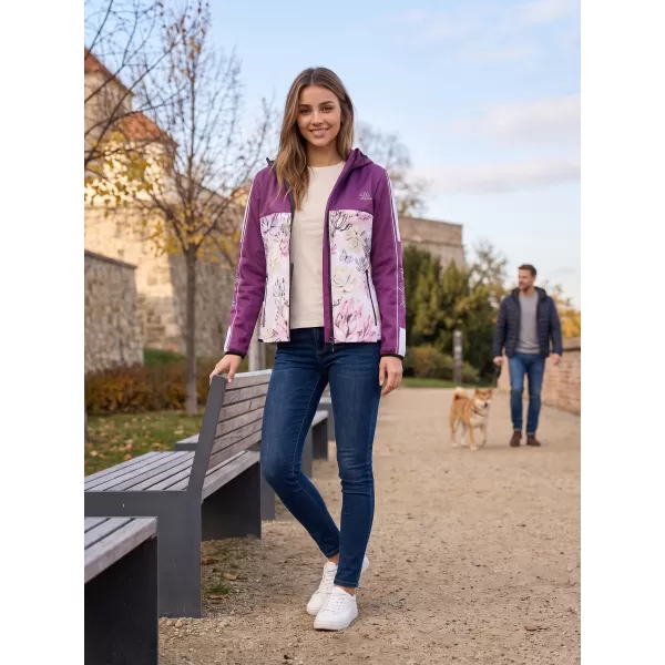  Női prémium softshell kabát ALTISPORT VOJ/ALW008JACK01 BURGUNDIA 