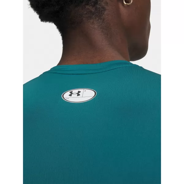  Férfi póló UNDER ARMOUR UA HG ARMOUR COMP SS ZÖLD 