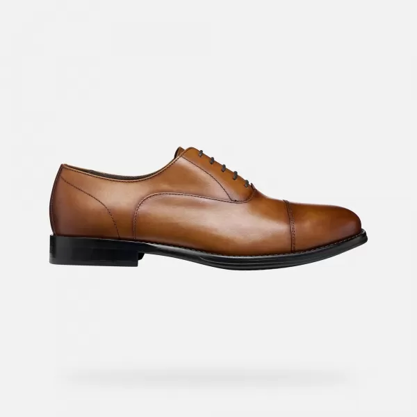  Férfi ruha cipő GEOX BARBERIGO G014410 BARNA 