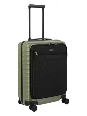 Bőrönd TITAN Overseas S Front pocket Forest green ERDŐ ZÖLD