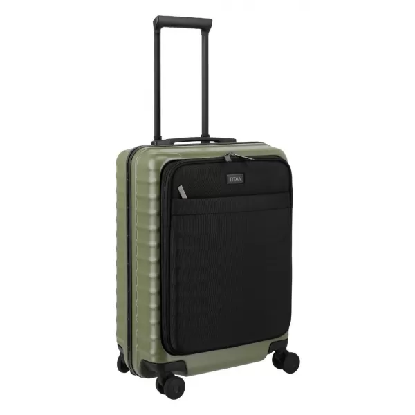  Bőrönd TITAN Overseas S Front pocket Forest green ERDŐ ZÖLD 