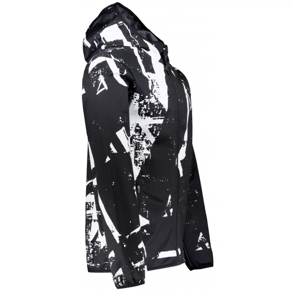  Férfi prémium softshell kabát ALTISPORT VOJ/ALM079JACK01 FEKETE-FEHÉR 
