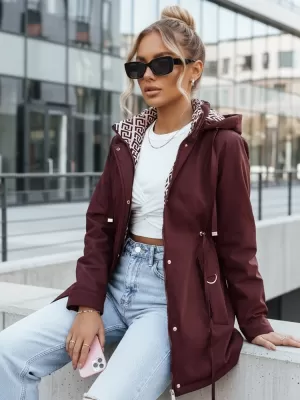 Női kabát DSTREET TY5349 BURGUNDIA
