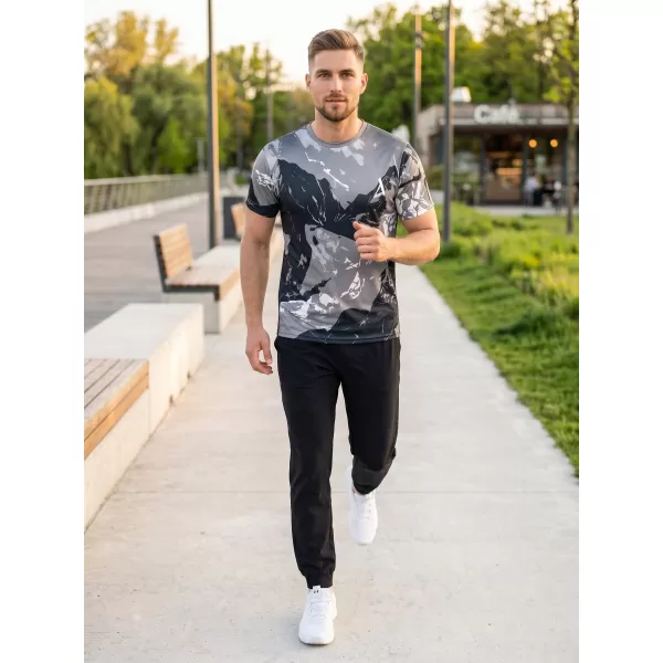  Prémium férfi póló ALTISPORT VOJ/ALM131TR01 SZÜRKE/FEKETE 