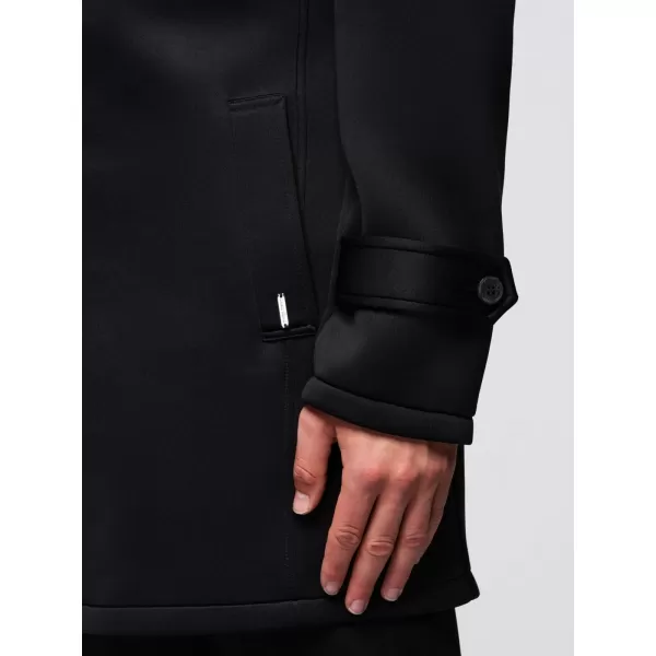  Férfi kabát OMBRE OM-COLC-0144 FEKETE 