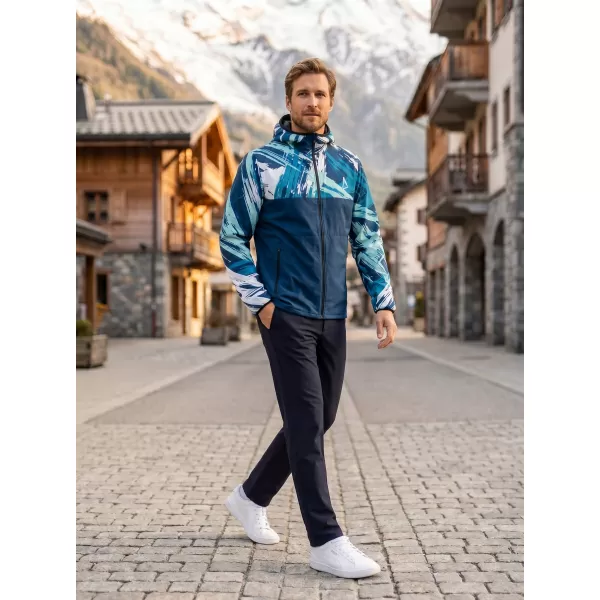  Férfi prémium softshell kabát ALTISPORT VOJ/ALM039JACK01 SÖTÉTKÉK 
